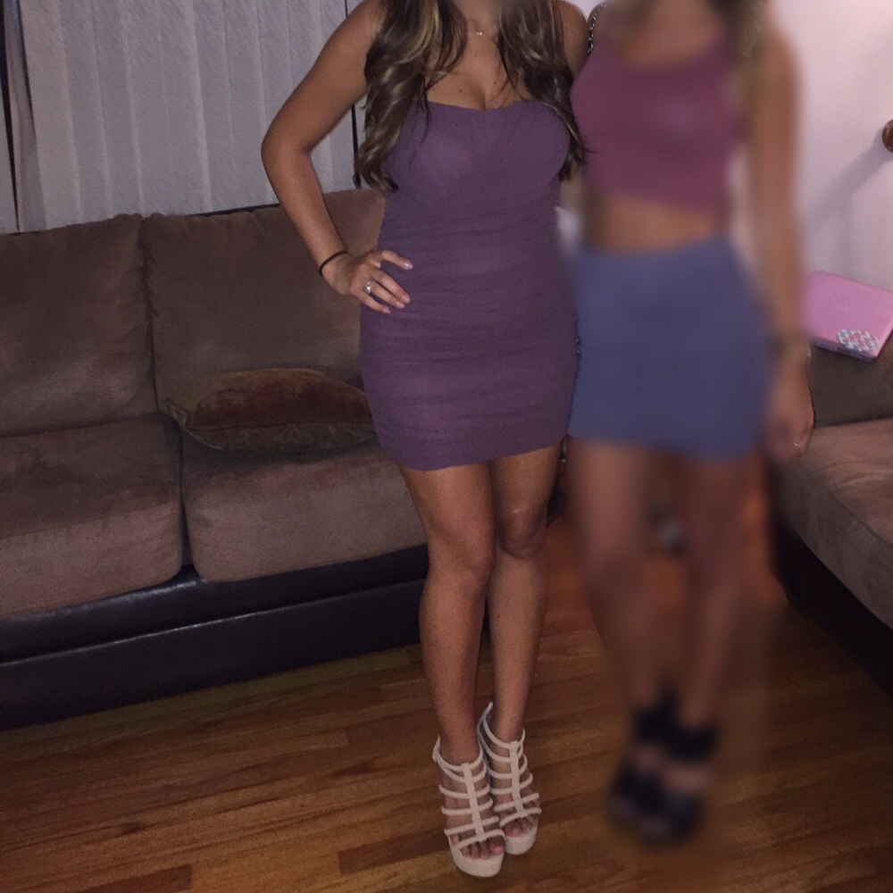 Purple Mini Dress